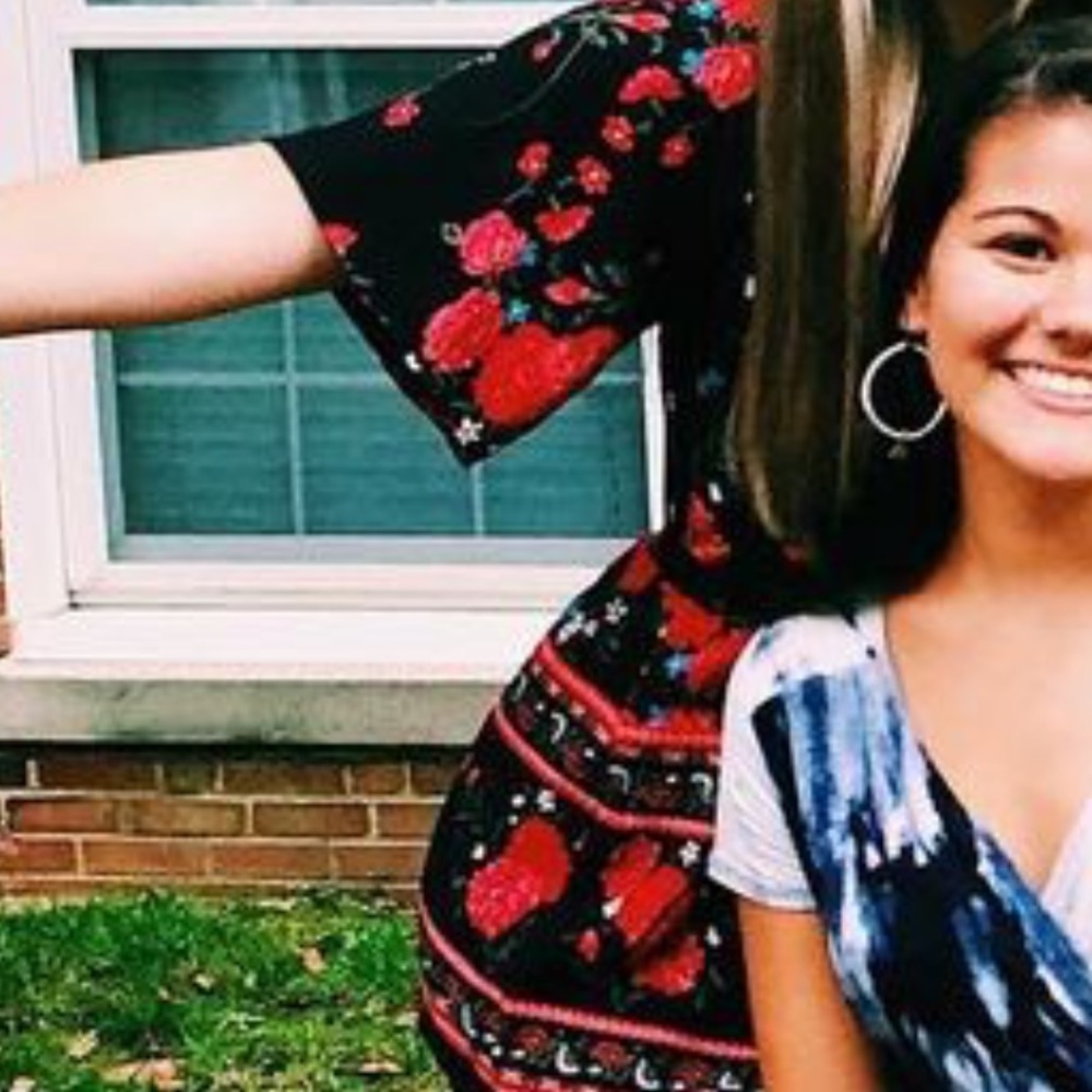 Black And Red Patterned Romper - image 4